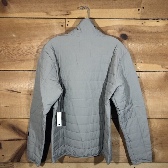 NEW Vassa Madrone 1/2 Snap Button Pullover Quilted Mens Size Medium Hiking Beige - Picture 8 of 14